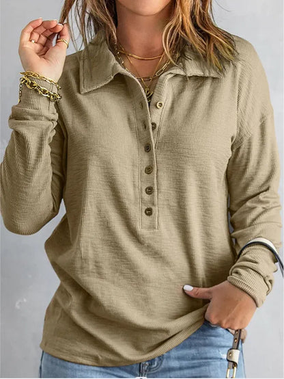 Cotton V-Neck Comfortable Shirt