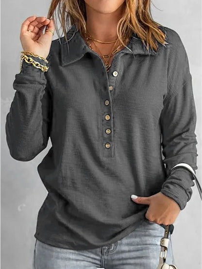 Cotton V-Neck Comfortable Shirt