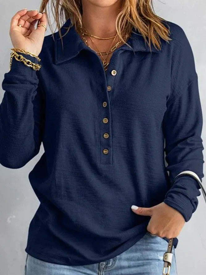 Cotton V-Neck Comfortable Shirt