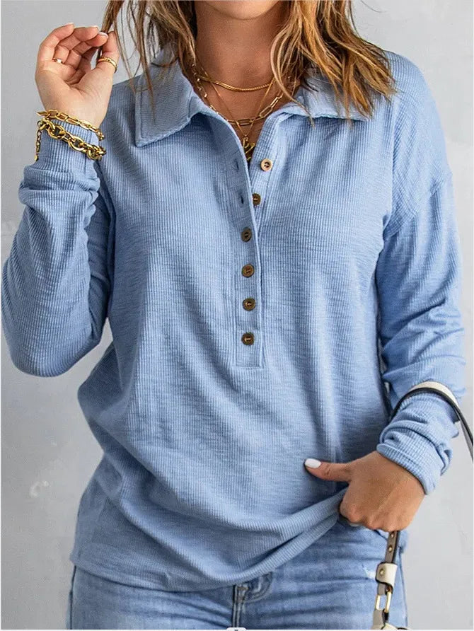 Cotton V-Neck Comfortable Shirt